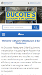 Mobile Screenshot of ducotesrestaurantsupply.com